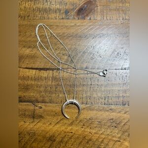 Gorjana Cayne Crescent Pendant Necklace